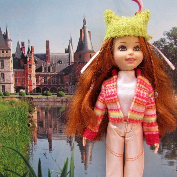 WEE 3 FRIENDS SKATING OUTFIT: WHITE ICE SKATES, COZY JACKET, PANTS, HAT, SO CUTE - Picture 4 of 8